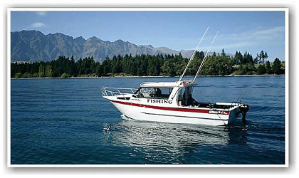Stu Dever - Queenstown fishing charter boat service.