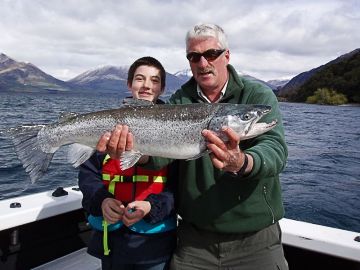 Stu Dever Fishing Charters, Queenstown, NZ.