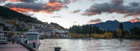 Queenstown NZ - Wharf area.